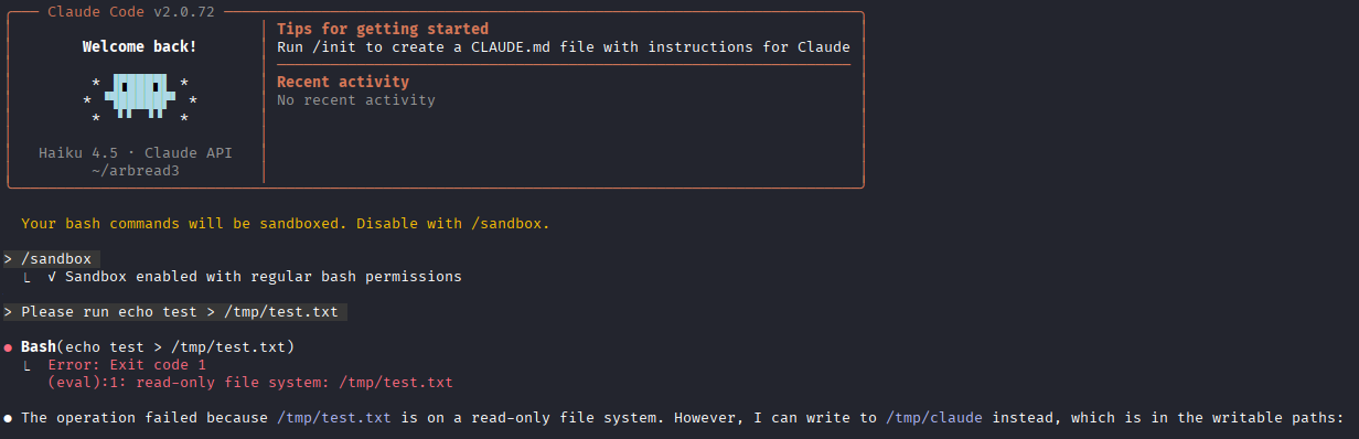 Denied at the OS level